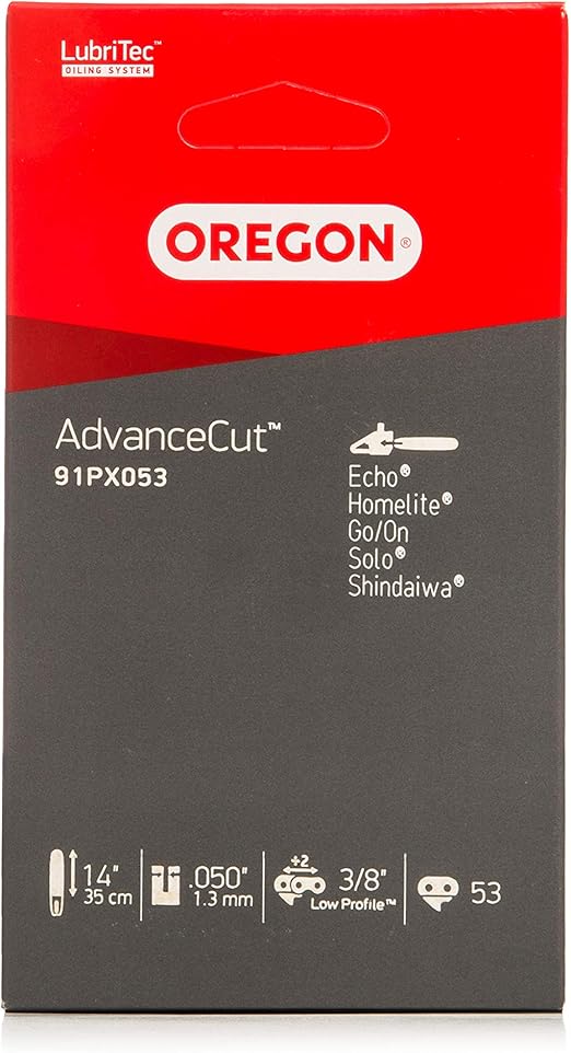Oregon 91PX045E AdvanceCut Kettensägekette für 14-Zoll (35cm) Schiene - 53 Antriebsglieder - kompatibel mit cho, Solo, Sterwin und mehr