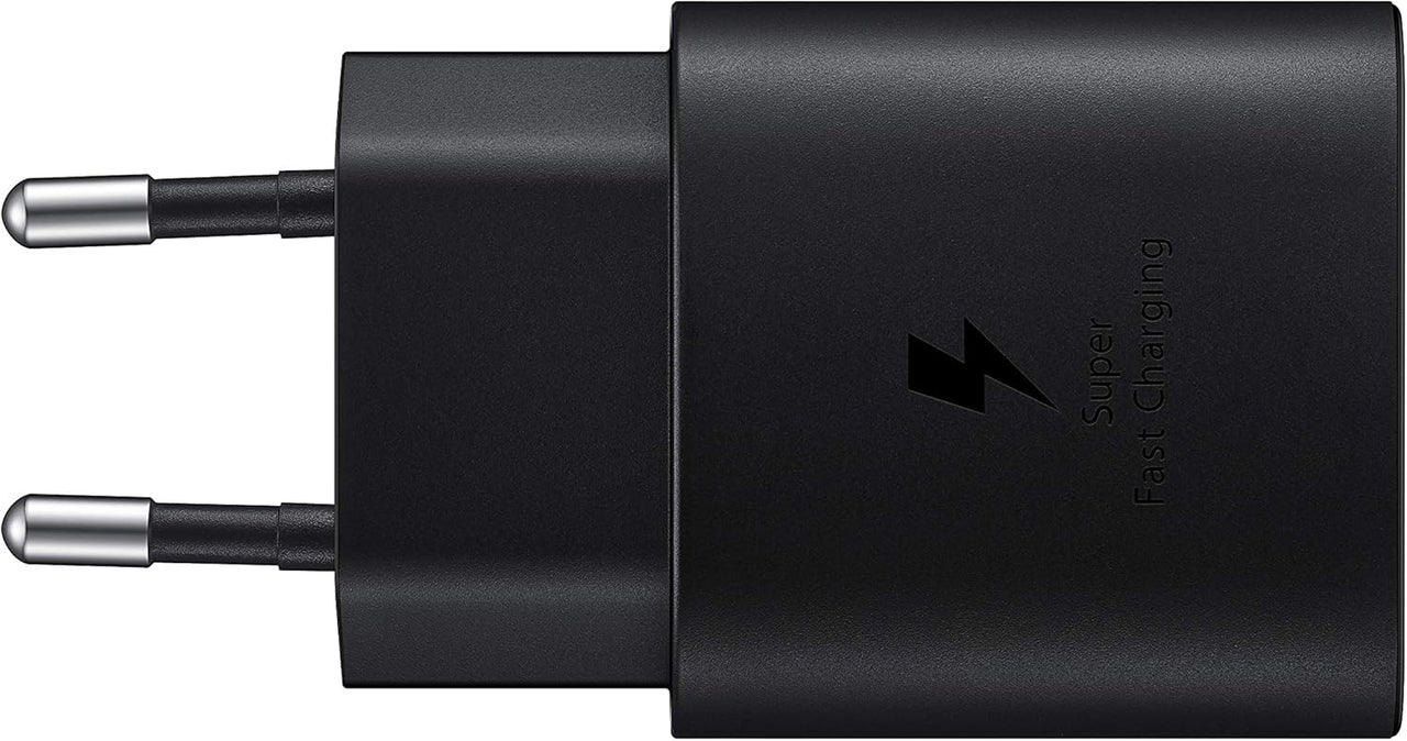 Samsung - Cargador usb C, adaptador de corriente ultrarrápido de 25 W, USB C
