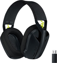 Logitech G G435 LIGHTSPEED, auriculares inalámbricos y Bluetooth para gaming - Auriculares ligeros circumaurales, micrófonos integrados, Dolby Atmos, PC, PS4, PS5,Nintendo Switch/Switch 2, móvil-Negro