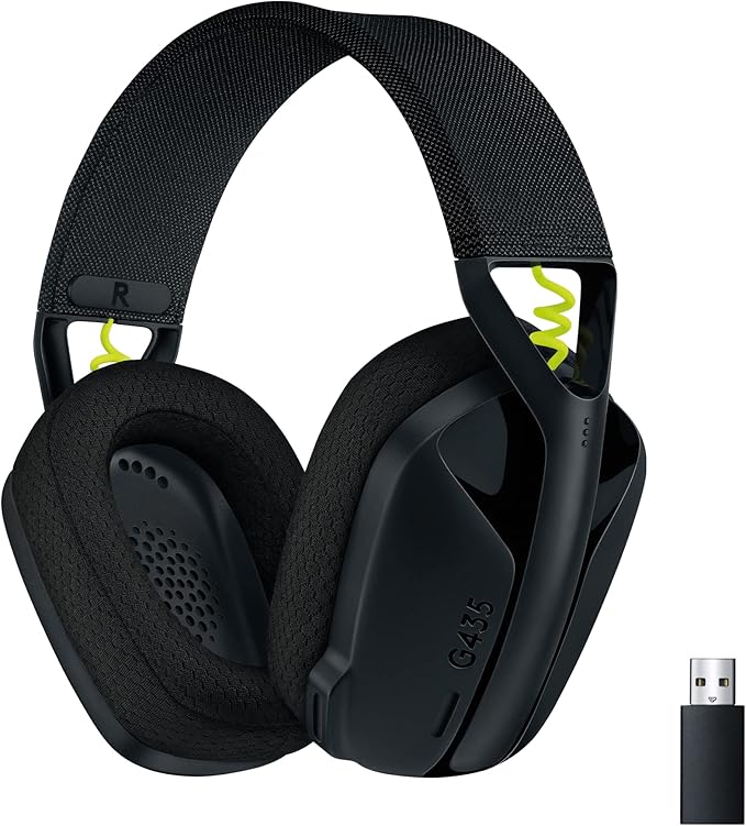 Logitech G G435 Lightspeed, Auriculares inalámbricos y Bluetooth de Gaming