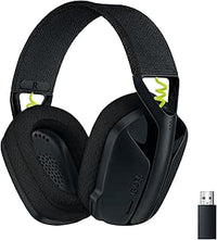 Logitech G G435 LIGHTSPEED, auriculares inalámbricos y Bluetooth para gaming - Auriculares ligeros circumaurales, micrófonos integrados, Dolby Atmos, PC, PS4, PS5,Nintendo Switch/Switch 2, móvil-Negro