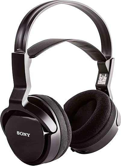 Sony MDR-RF811RK - Auriculares de Diadema Cerrados Inalámbricos, Negro