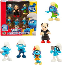 Giochi Preziosi Les Pitufos, Estuche de 6 Figuras 5,5 cm, 1 Exclusivo, Modelos aleatorios, Juguetes para niños a Partir de 3 años, PUF14