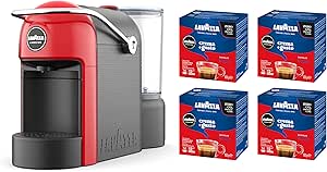 Lavazza Jolie Independiente Máquina de café en cápsulas 0,6 L Semi-automática - Cafetera (Independiente, Máquina de café en cápsulas, 0,6 L, Cápsula de café, 1250 W, Negro, Rojo)