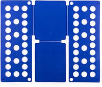 InnovaGoods® Doblador de Ropa Organizador Armario, Tablero Plegable, Tabla de plastico, Placa Ayuda para Plegar Ropa Infantil, Color Azul