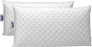 Todocama - Almohada viscoelástica VISCOGEL con Copos 100% viscoelásticos. Tejido Strech Viscogel. Firmeza Media - Alta. (Todas Las Medidas Disponibles). (Pack 2 x 70 cm)