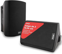 Pyle altavoces activos, Pasivos, Resistentes a la intemperie, Inalambricos, Sonido Estereo, Interiores, Exteriores, AUX, Bluetooth, Negro