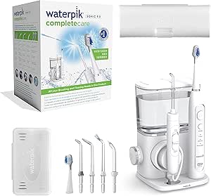 Waterpik Complete Care 9.0 - Cepillo de dientes eléctrico sónico y irrigador bucal