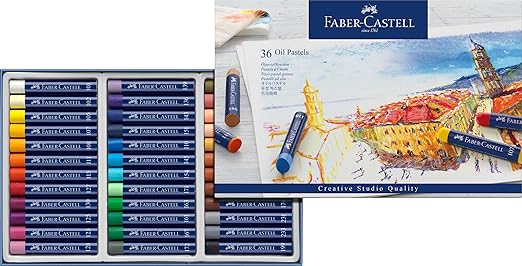 FABER-CASTELL 127036 - Permanente Ölpastellkreide Studio Quality, 36er Etui