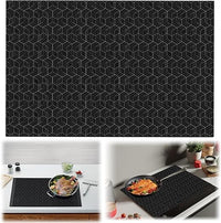 Alfombrilla Protectora para Cocina de Inducción, 52 * 78 cm Tapete Silicona Inducción, Alfombrilla Protectora de Inducción, Tapete Placa Cocina de Inducción, Alfombrilla de inducción reutilizable