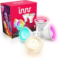Thumbnail for innr Zigbee GU10 Bombilla Inteligente, Funciona con Hue* y Alexa (Requiere Puente), Luz LED Blanca y Colores, 16 Millones de Colores, Bombillas LED, Lámpara, 410 Lúmenes - 4 piezas
