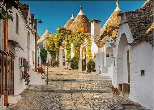 Ravensburger - Puzzle Italia: Alberobello en Apulia, 1000 Piezas para Adultos, Pegamento para Enmarcar, Rompecabezas de Paisajes