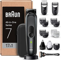 Thumbnail for Braun Recortadora Todo En Uno Series 7 MGK7491, Kit 17 en 1 Para Barba, Pelo, Depilación Masculina Y Más