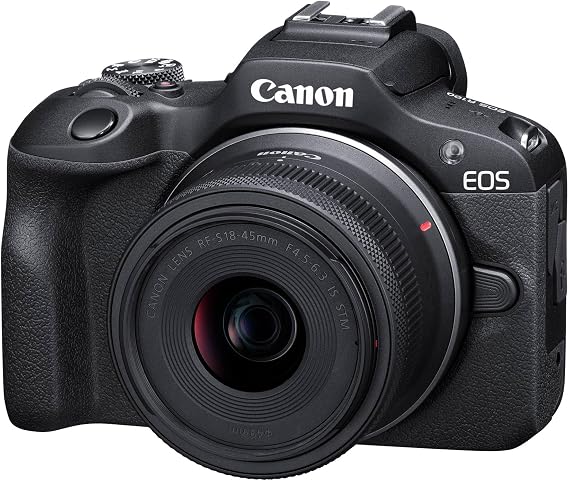Canon EOS R100 Cámara Mirrorless Profesional 24-Megapíxeles + RF-S 18-45mm