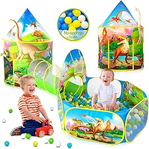 Wilwolfer Túnel para niños - Tienda de juego para exteriores con laterales de malla - Túnel de 180cm para niños habilidades motoras juguete de gateo para bebés plegable regalo de juguete emergente