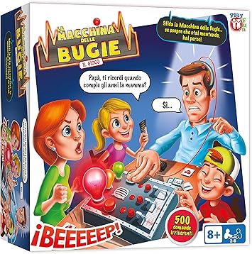PLAY FUN BY IMC TOYS La Máquina de la Verdad, Juego Verdad o Mentira, Juego de Mesa Divertido y Familiar para Niños y Niñas +8 Años, Multicolor