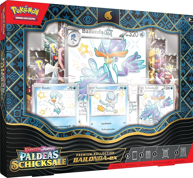 Pokémon- Karmesin & Purpur Colección Premium Maskagato-ex, Color (290-45818)