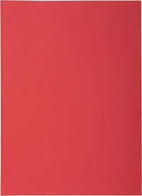 Exacompta Paquet de 250 Sous Chemises Super 60 g/m2 Rouge