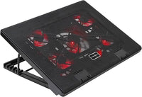 Thumbnail for Mars Gaming MNBC2, Base PC, 5 Ventiladores, LED Roja, 2 x USB 2.0, 17.35