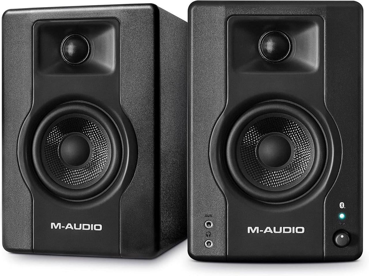 M-AUDIO BX4 BT 4.5 Pulgadas Monitores de Estudio, Altavoces Autoamplificados Bluetooth para PC para producción Musical, Juegos, Streaming, Podcast, DJ