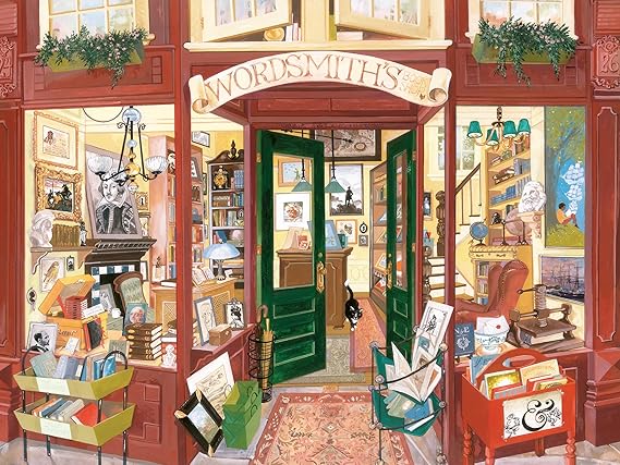 Ravensburger - Puzzle 1500 Piezas Librería De Wordsmith | Puzzle Adultos | Rompecabezas Adultos | para Toda La Familia | 80x60 Cm | Regalo Adulto | Regalo Navidad