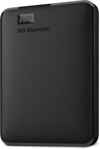 WD 5TB Elements Disco Duro Externo Portátil, USB SuperSpeed 3.2 Gen 1/USB 3.0, Ampliación de almacenamiento para conectar y usar, Formateado para Windows, Negro