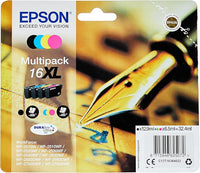 Thumbnail for Epson C13T16364022 - Cartucho de tinta, multi-pack XL, multi-pack (negro, amarillo, magenta, cian)
