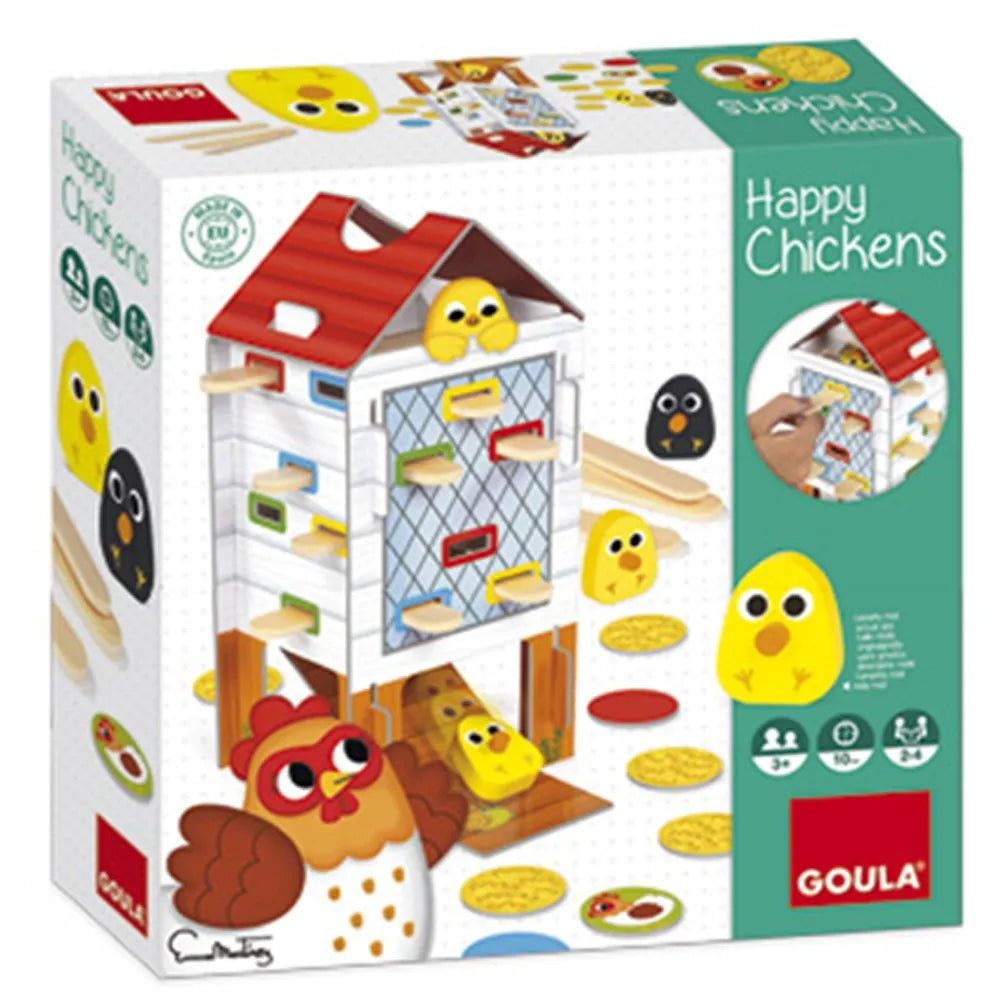 Inserto de madera Goula Happy Chicken