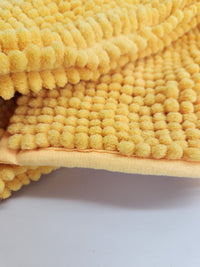 Thumbnail for Alfombra 70×120 cm baño Decomira chenilla  amarilla
