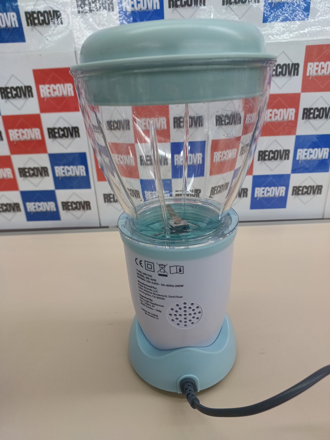 Baby Batidora, sistema preparación alimentos a bebés, componentes y accesorios sin BPA, potencia de 250 W, NBY100 nutribullet