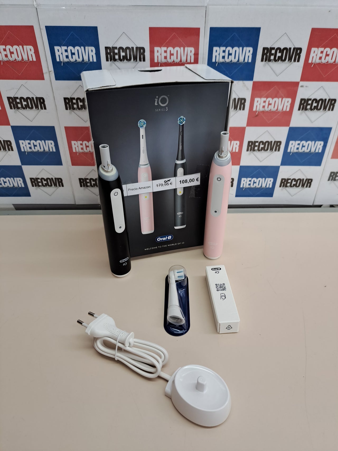 Pack 2 cepillos eléctricos iO3 Oral-B Braun