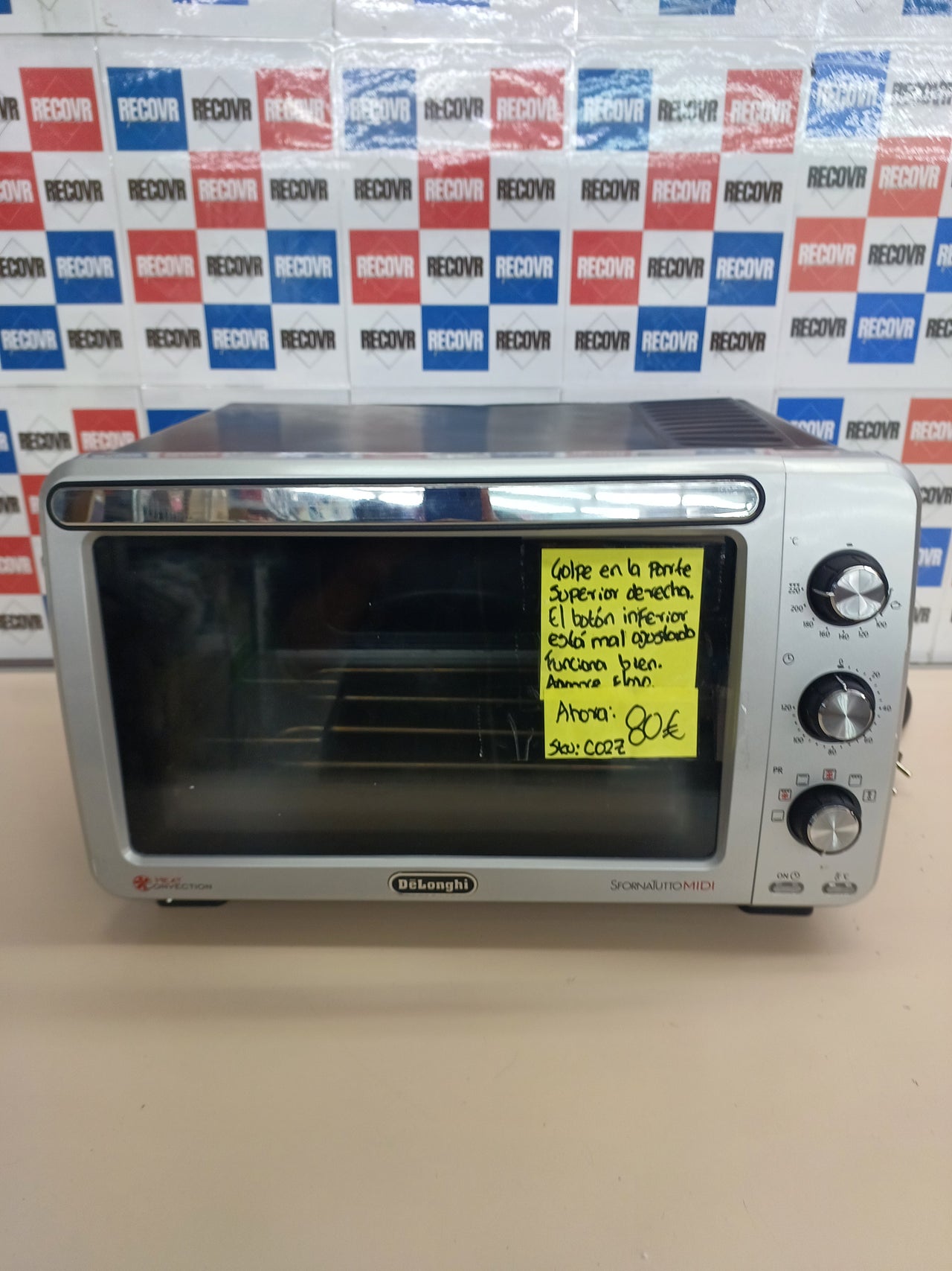 Horno eléctrico 24 L 2000 W De'Longhi  Sfornatutto Midi