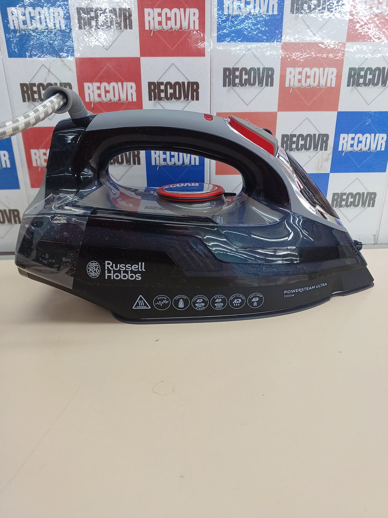 Plancha vapor 3100 W golpe 210 g – Russell Hobbs