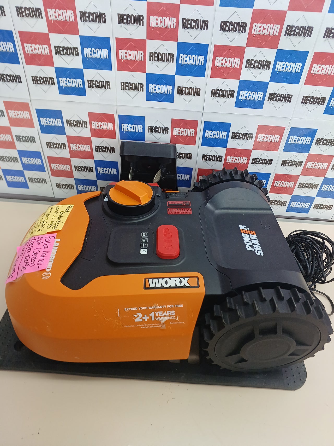 Robot cortacésped 20V hasta 500 m², navegación inteligente - WORX
