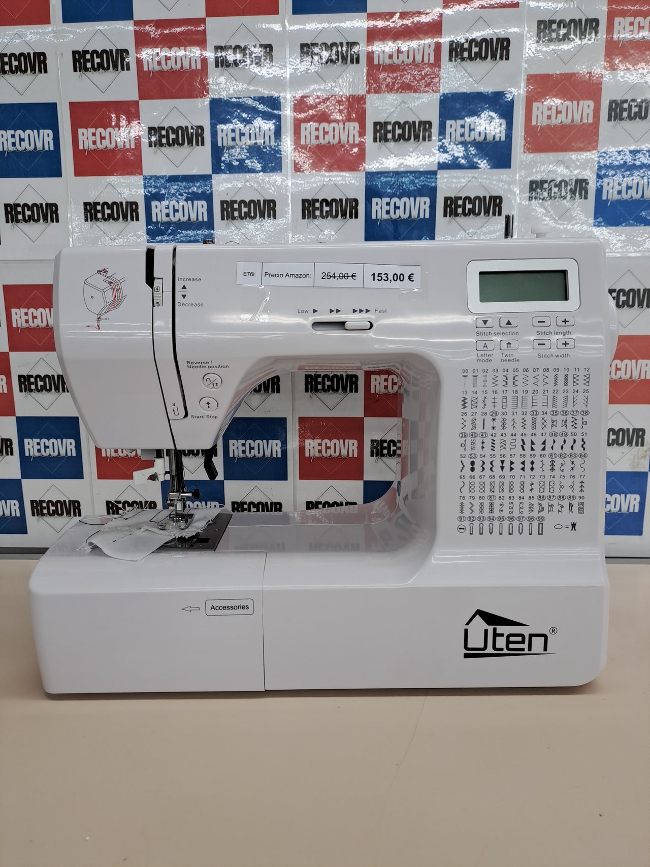 Máquina coser 200 puntadas portátil – Uten