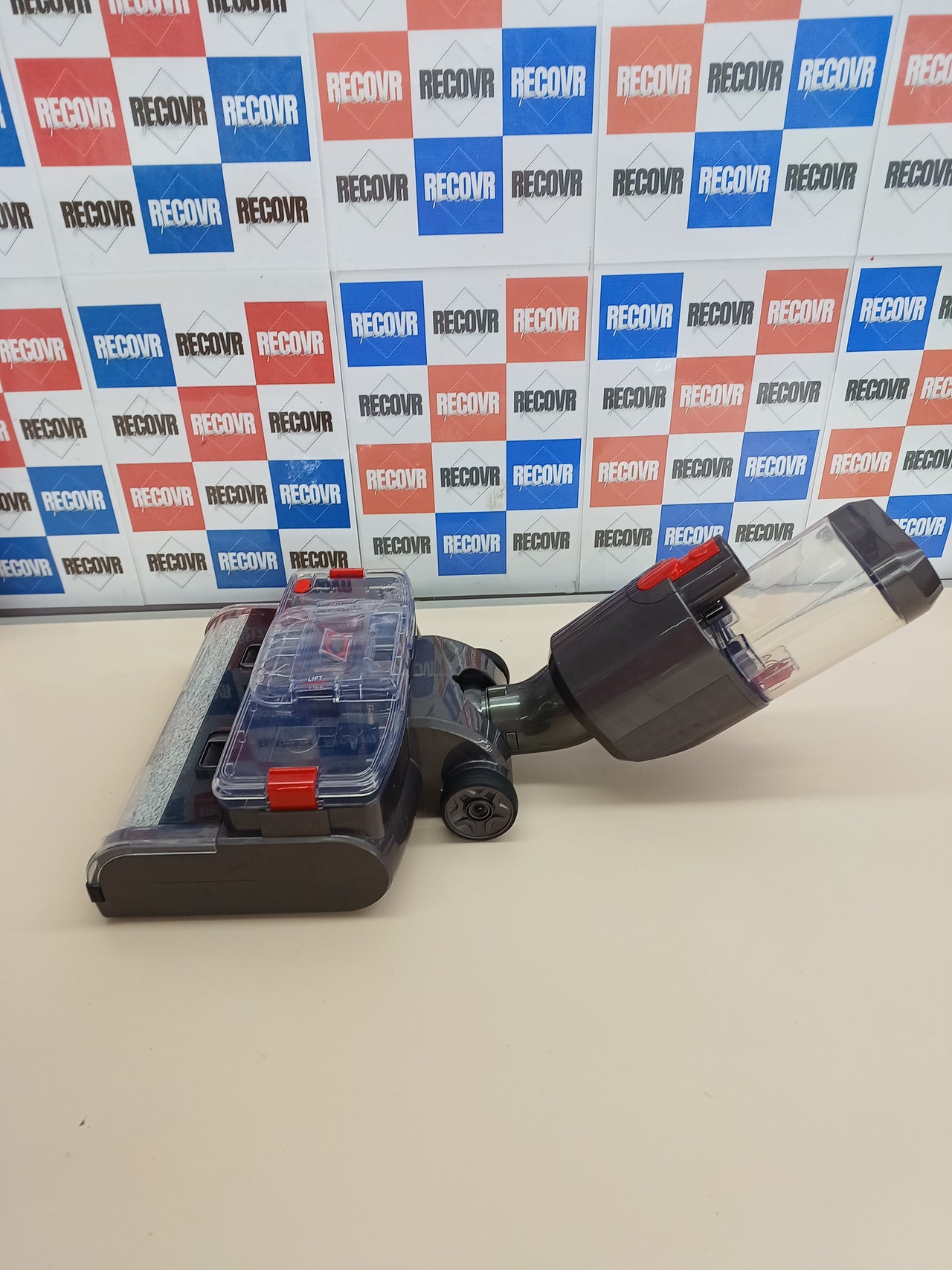 Cabezal de trapeador eléctrico con depósito de agua limpia y sucia, compatible con Dyson V7, V8, V10, V11 y V15.