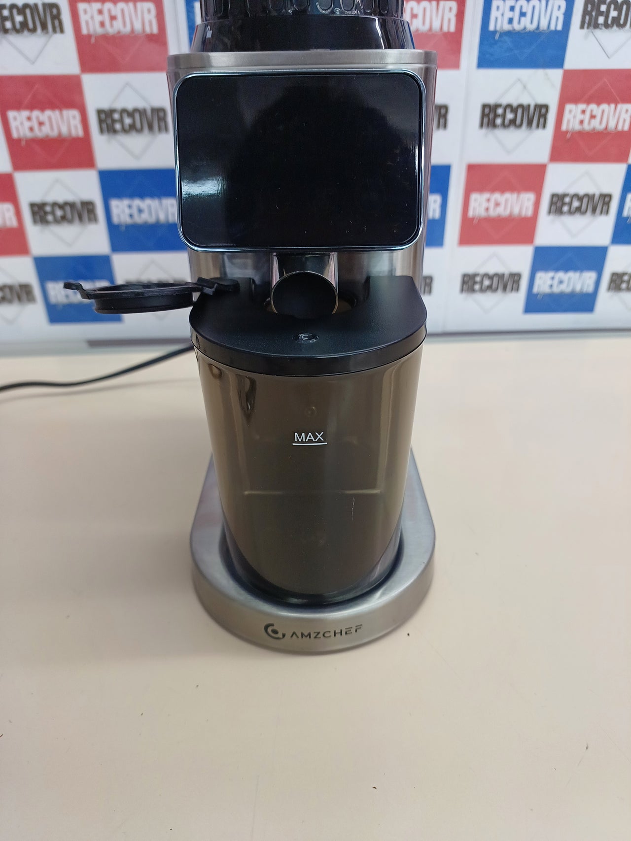 Molinillo de Café Eléctrico AMZCHEF Soporte Desmontable