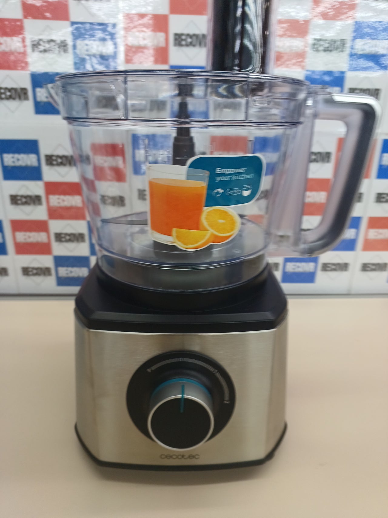 Procesador alimentos 3,5 L 2000W con accesorios Cecotec