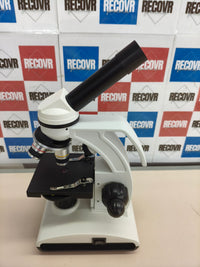 Microscopio profesional con adaptador para móvil y kit de laboratorio escolar