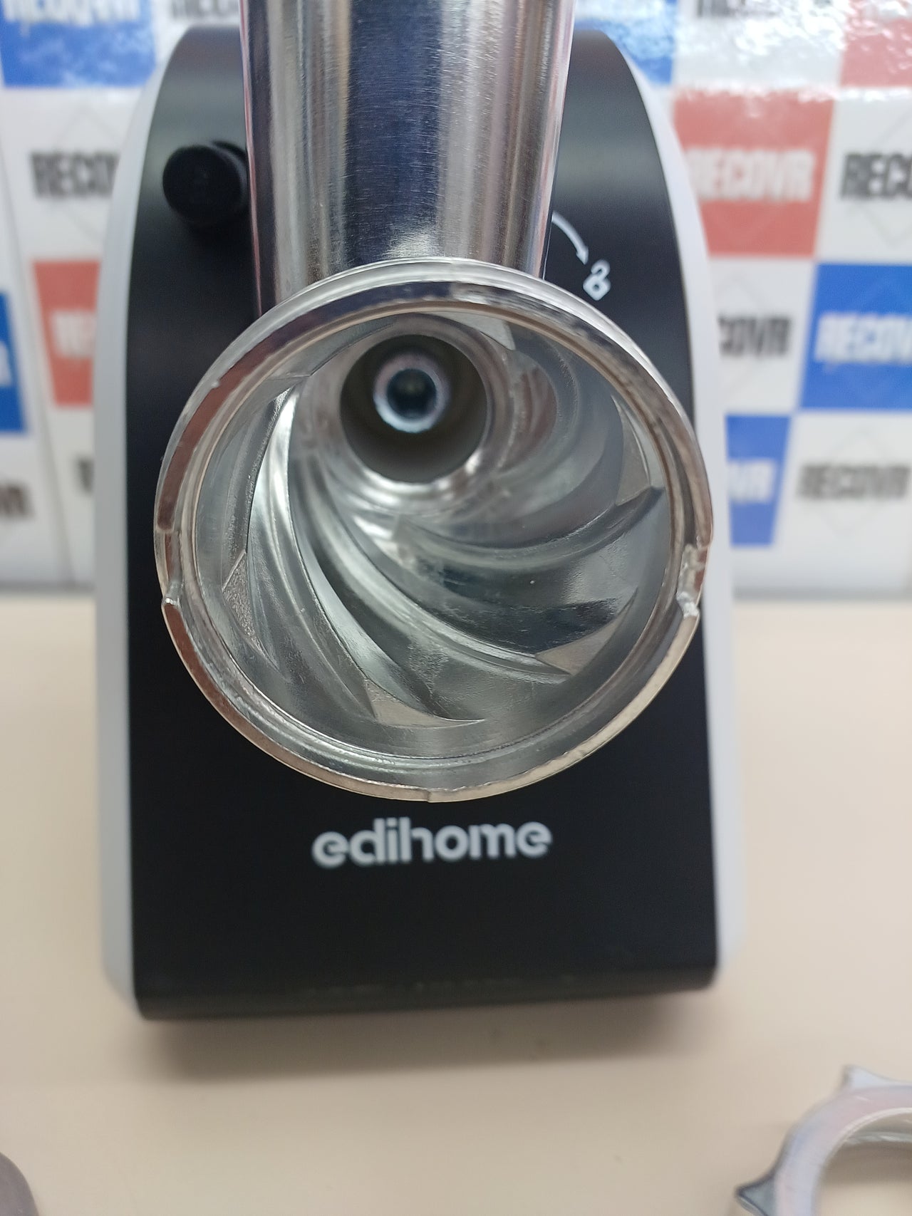 Picadora 2200 W con 3 placas y función embutir EDIHOME