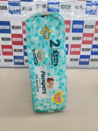 Pampers Baby Dry Mini, 62 pañales, talla 2 (3-6 kg)