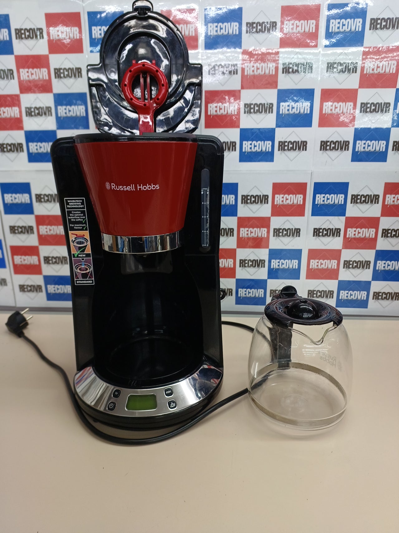 Cafetera de goteo 15 tazas con temporizador Russell Hobbs