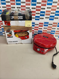 Princess Pizza Maker Ø32 cm, termostato regulable y función grill, 200 °C