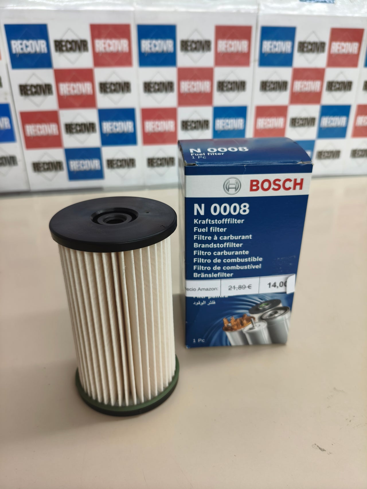 Filtro de combustible diésel Bosch