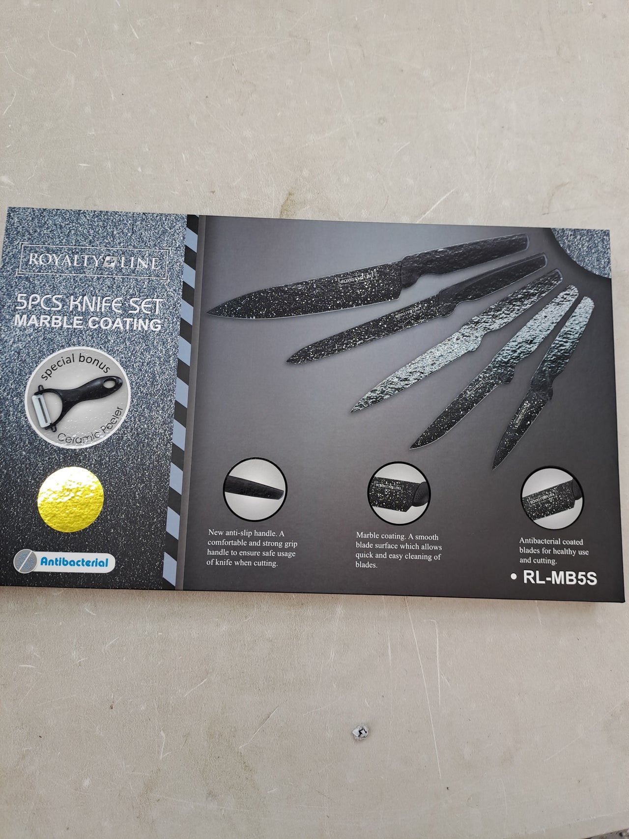 Juego de cuchillos royaltyline RL-MB5S