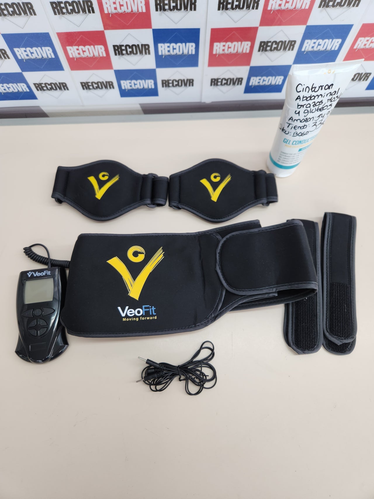 Cinturón EMS Adelgazante VeoFit para Abdominales