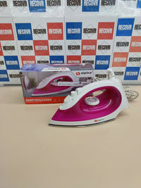 Plancha Vapor 2200W Alpina Rosa/Blanco