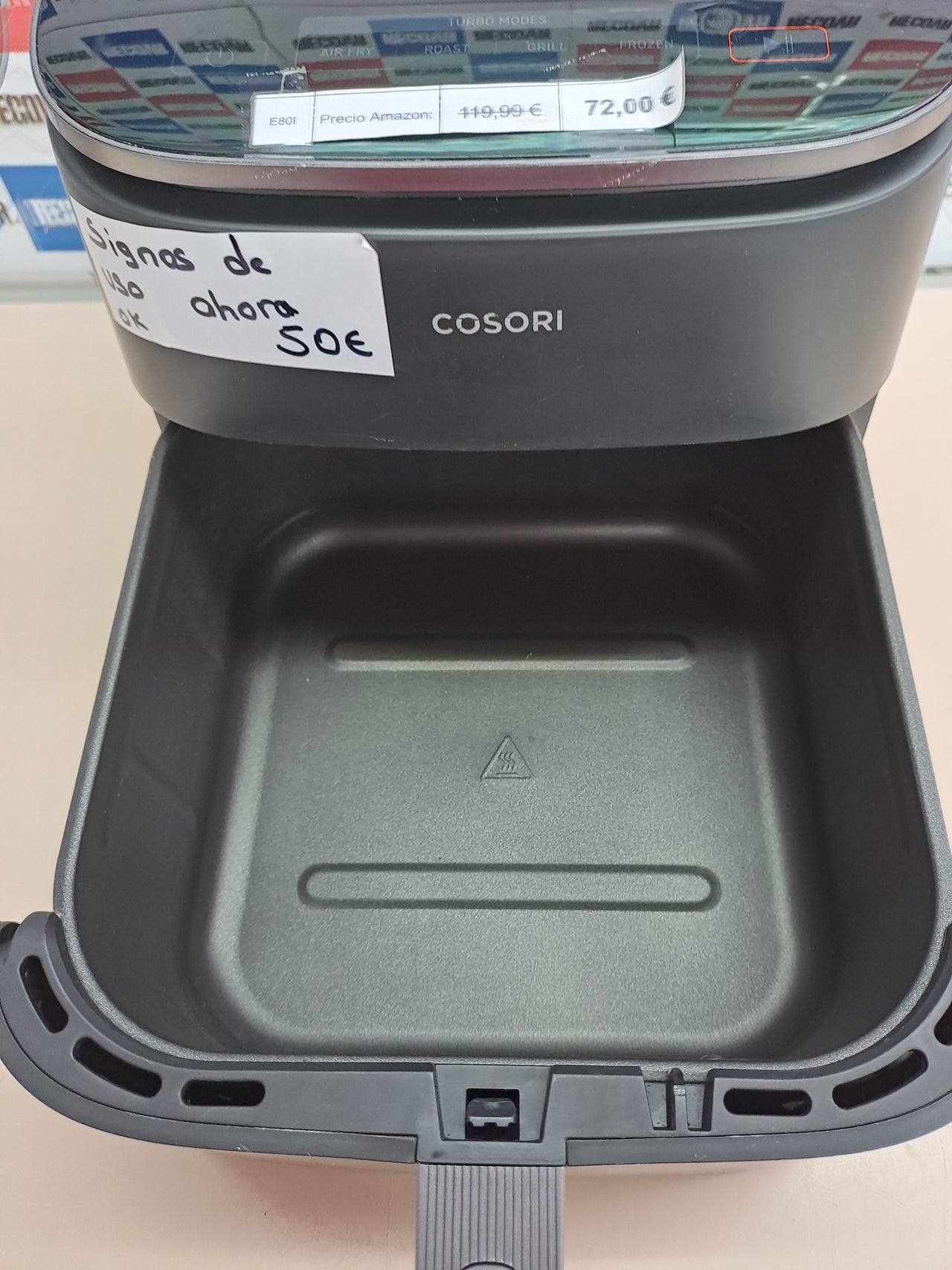 Freidora aire 6 L 1725 W 9 funciones – Cosori