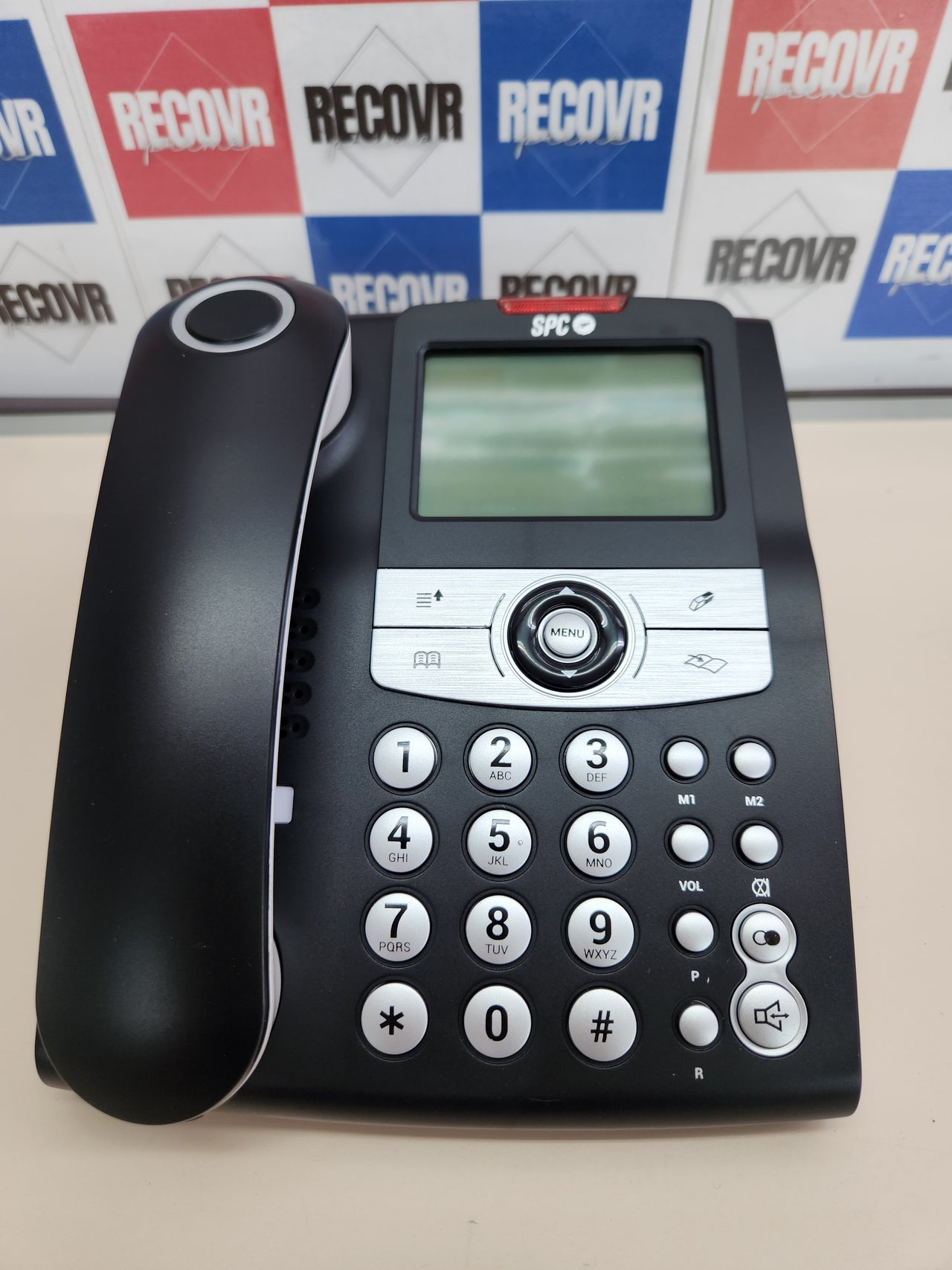 Teléfono Fijo sobremesa  Pantalla iluminada SPC Elegance ID
