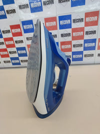 Plancha de vapor , 2400 W, potencia de vapor constante de 40 g/min, golpe de vapor de 180 g, suela de cerámica, vapor vertical, color azul. Philips 3000 Series